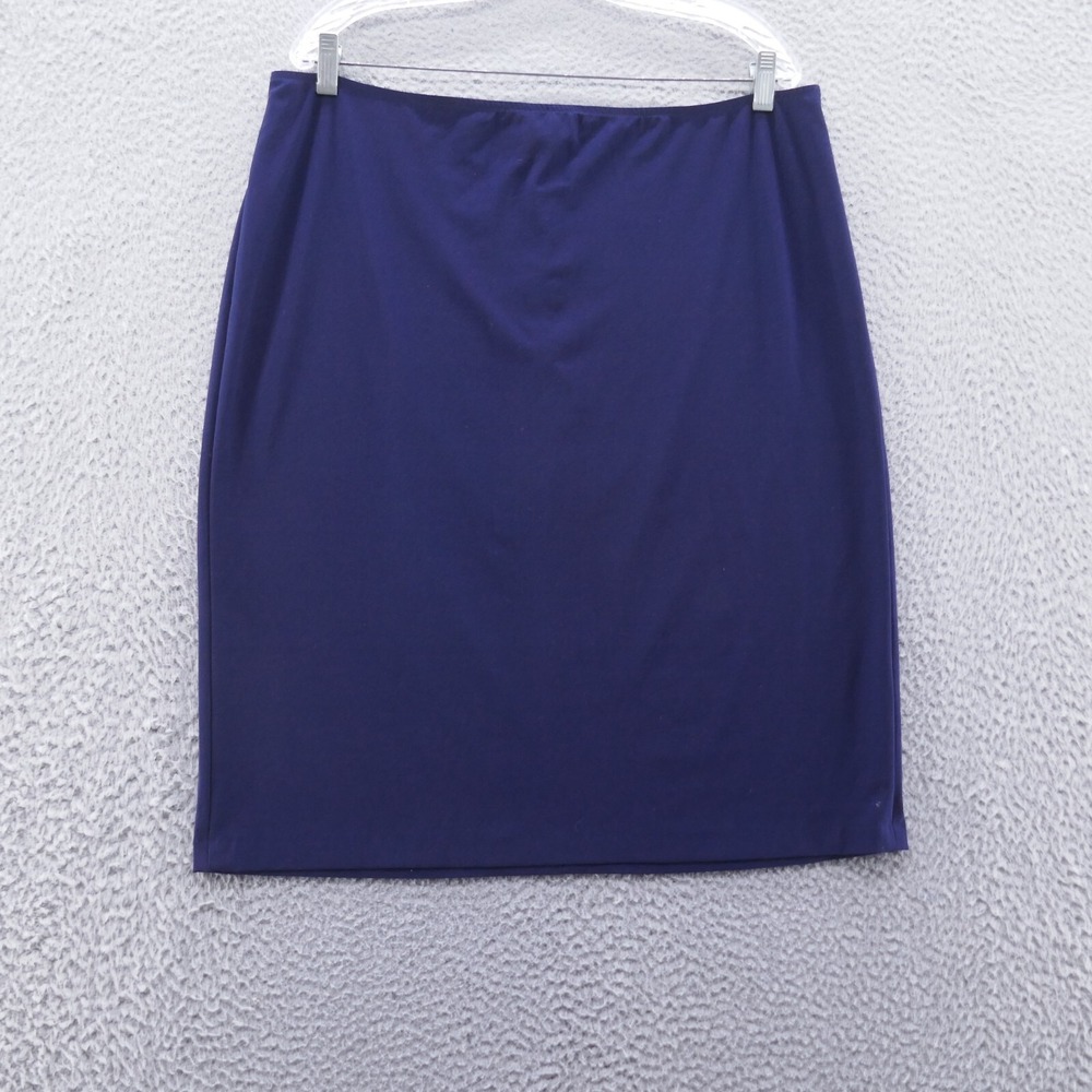 Norma Kamaliâ Timeless Navy Blue Stretch Pencil Skirt XXL NEW